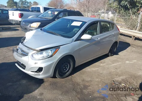 2014 Hyundai Accent Gs z USA, uszkodzony, nr VIN KMHCT5AE2EU165202